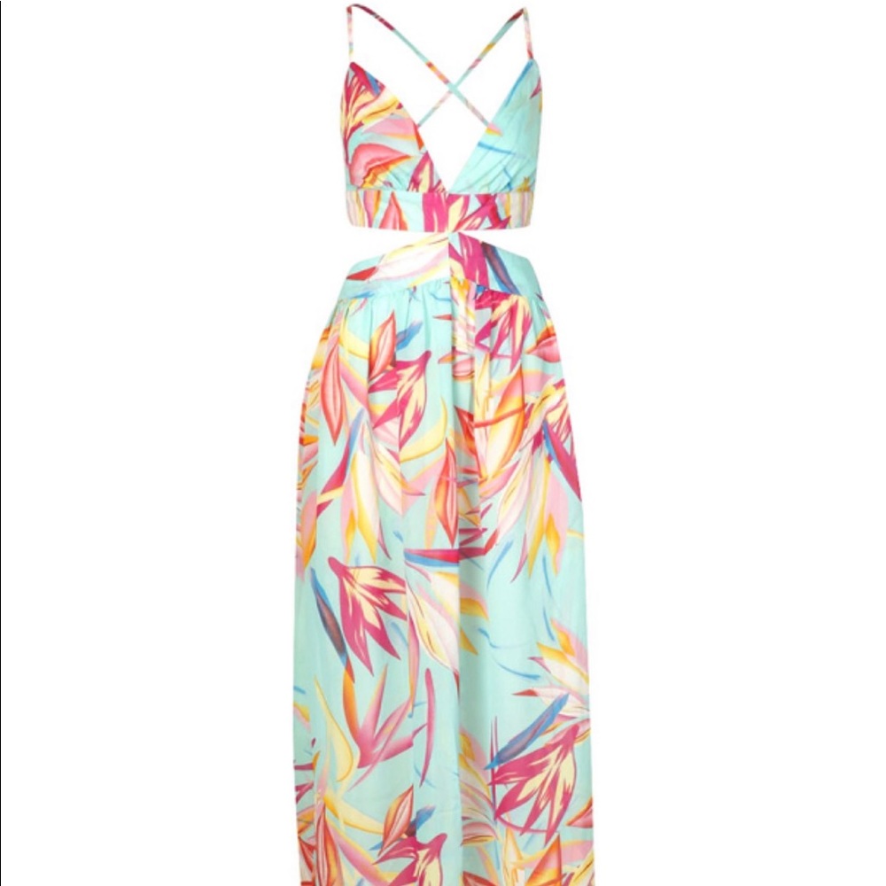 Tropical beach dress